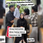 Warga Kalimantan Sowan Jokowi Minta Tolong Jokowi Padamkan Api, Hanya Jokowi yang Mampu Padamkan Api